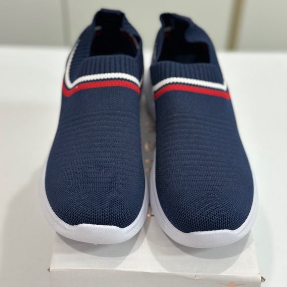 Danskin Navy and White Sneakers - Picture 3 of 11